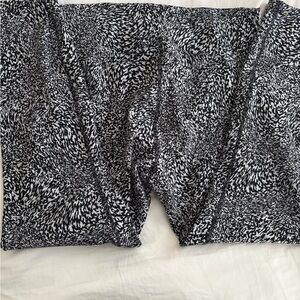 lululemon athletica Black and White Patterned Pants